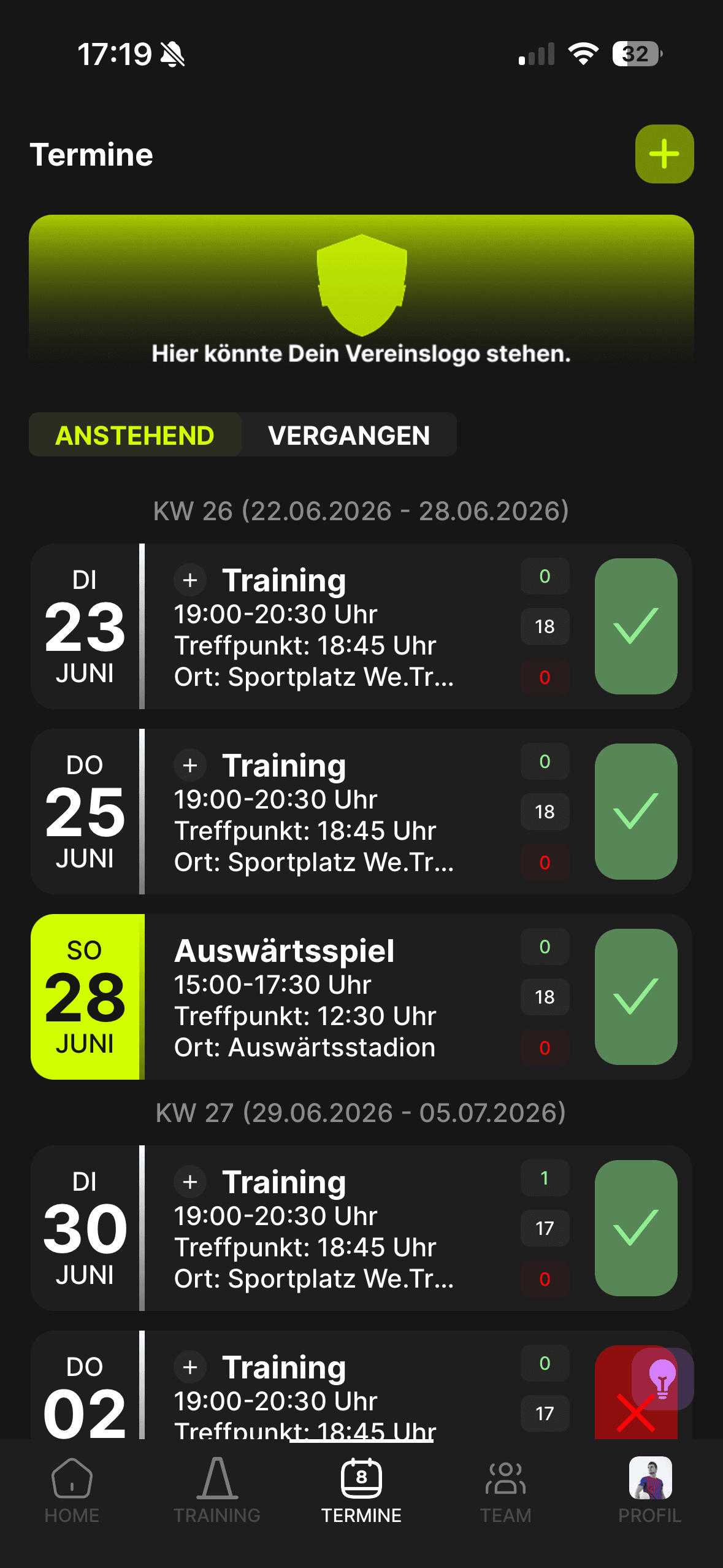 App screenshot