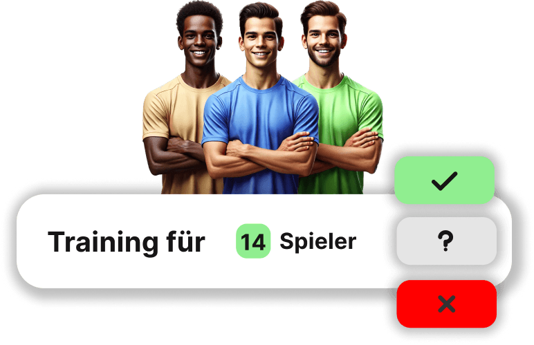 Passend zur Spielerzahl
