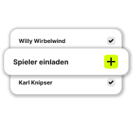 Spieler einladen